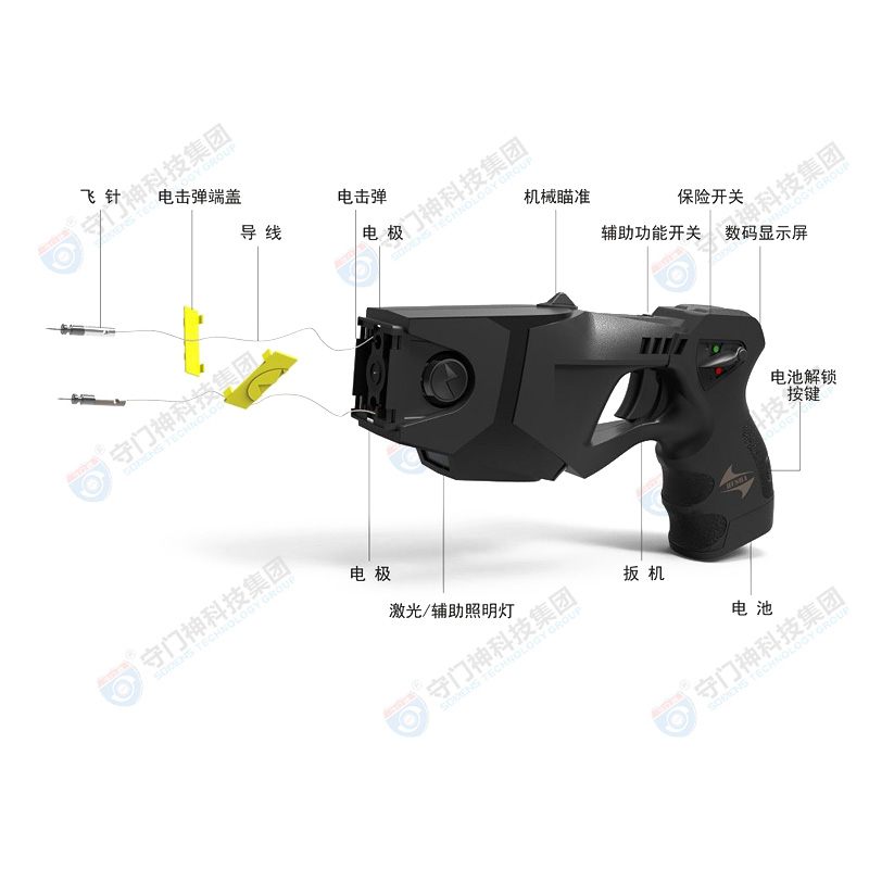 YP街机电子警用防暴虎鲨电击枪