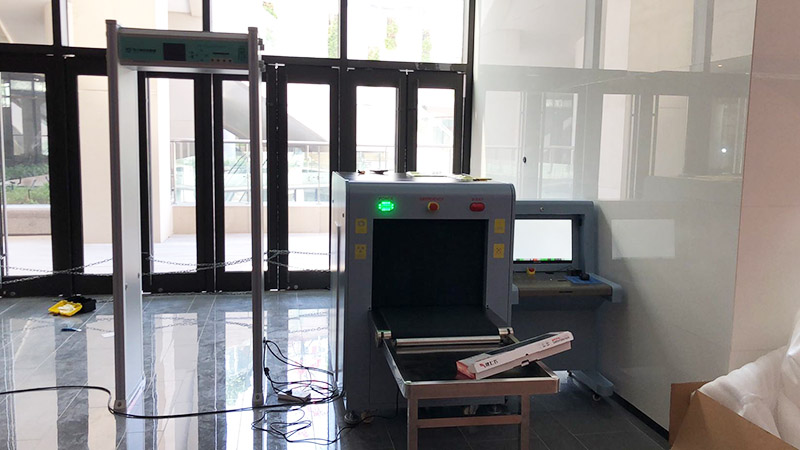 福建泉州图书馆投入使用YP街机电子安检机安检门安检设备