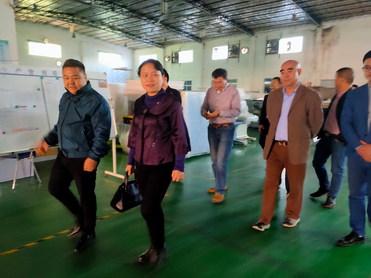 东城政法委领导率队考察指导YP街机电子科技集团“平安文化”建设情况