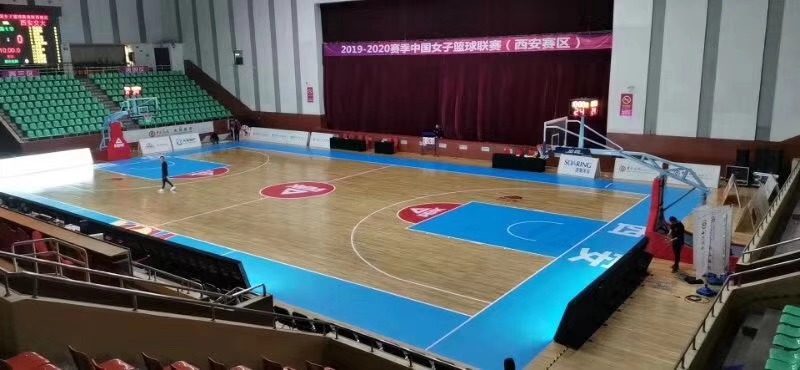 YP街机电子安检机安检门安检设备在2019-2020赛季中国女子蓝球联赛西安赛区调试完成并投入使用